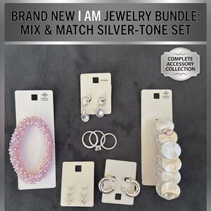 BRAND NEW Bracelets, Earrings & Rings 💍 Silver & Pink, Studs & Hoops etc